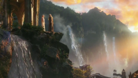 FOTO: THE HOBBIT Trailer HD - YouTube Gandalf Galadriel