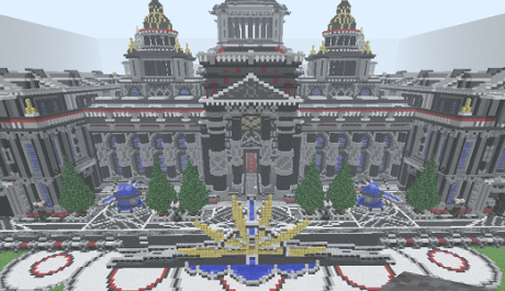 Hrad z Minecraftu