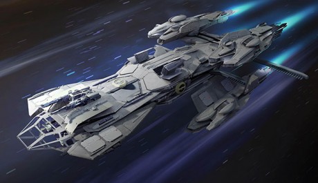 FOTO: Vesmírná loď ze hry Star Citizen