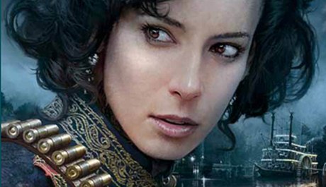 Fanoušci steampunku mohou v lednu sáhnout po knize Ganymédes. Zdroj: výřez z anglické obálky