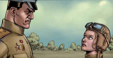uvodni Garth Ennis:Bitevni pole Sovětské Rusko poslalo bojovat do druhé světové války tisíce žen. Zdroj:http://25fps.cz