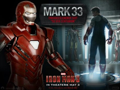 Červený Mark 33 připraven k použití. Zdroj: Marvel