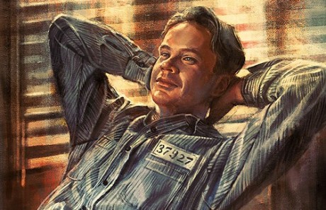 Vykoupení z věznice Shawshank na malířském plátně. Zdroj: alicexz.com