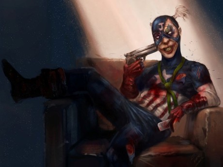 Captain Joker by asi nebyl tím nejlepším a mentálně nejstálejším hrdinou. Zdroj: perezfrankie.tumblr.com
