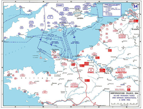 Kovář a Vega si užili invazi v Normandii plnými doušky. Zdroj: www.cs.wikipedia.org.