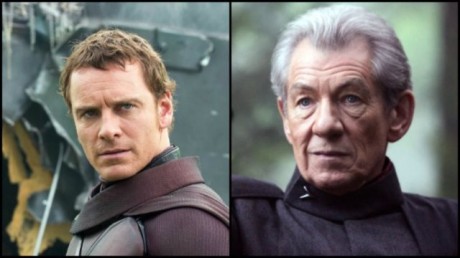 FOTO. Michael Fassbender a Ian McKellen jako Magneto