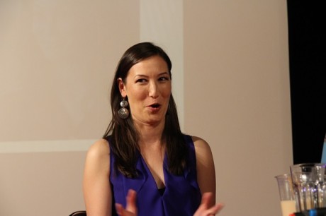 Jennifer Spence ukázala, že i ona umí pobavit své publikum. Zdroj: Festival fantazie Roman Kresta