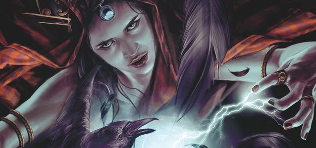 Antologie české fantasy - Ve stínu magie. Zdroj: výřez knižní obálky.
