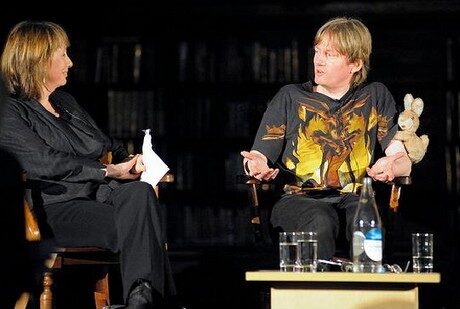 FOTO: Michel Faber a Jenny Brownová