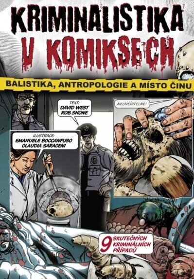 Kriminalistika v komiksech (obálka knihy)