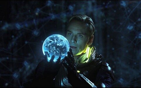 M. Fassbender ve filmu Prometheus