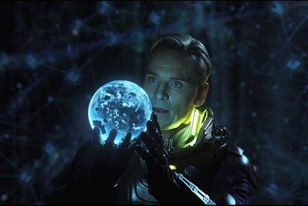 M. Fassbender ve filmu Prometheus