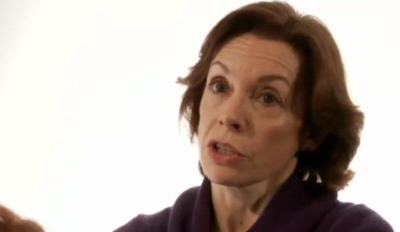 FOTO: Michelle Paverová při rozhovoru 'Inspiration is mysterious'