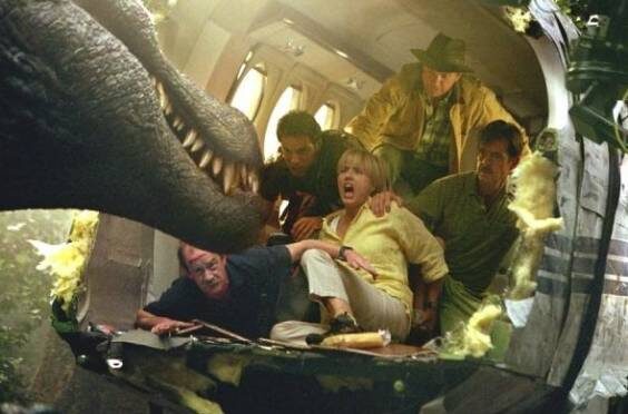 Spadle letadlo Jursky park 3