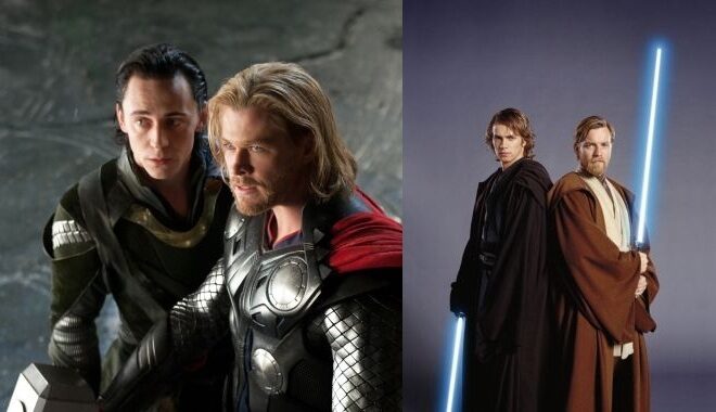 FOTO: Loki, Thor, Anakin Skywalker a Obi-Wan Kenobi