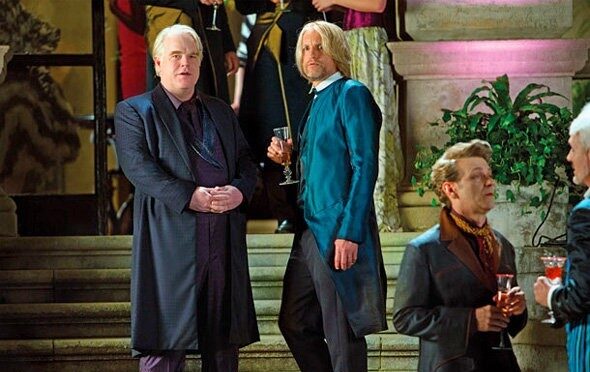 Woody Harrelson a Philip Seymour Hoffman. Zdroj: distributor filmu