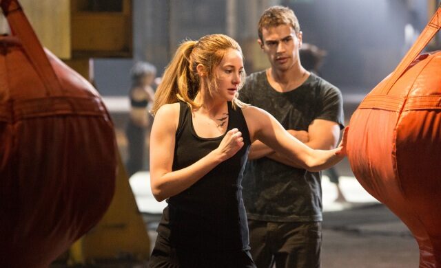 SHAILENE WOODLEY and THEO JAMES star in DIVERGENT