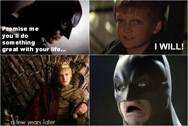 FOTO: Hra o trůny + Batman - koláž