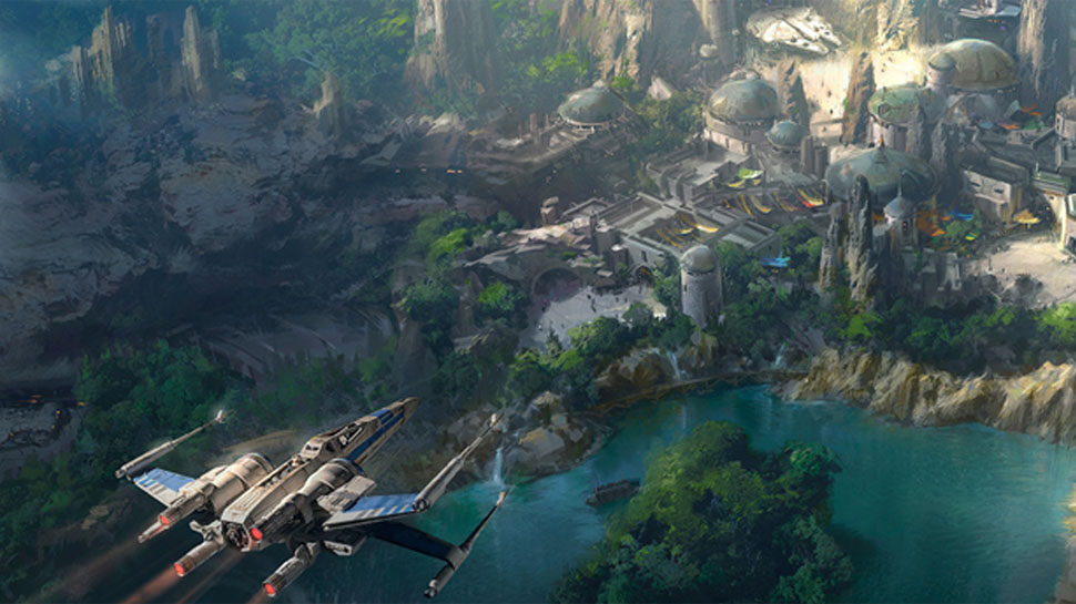 Návrh Star Wars parku v Disneyland