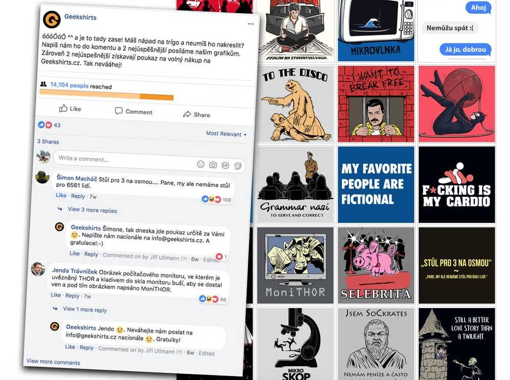 Geekshirts trička s vlastním potiskem