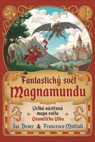 Joe Dever: Velká nástěnná mapa světa Osamělého Vlka - Fantastický svět Magnamundu