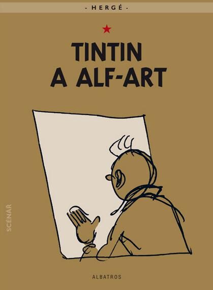 Tintin a alf-art Hergé (obálka knihy)