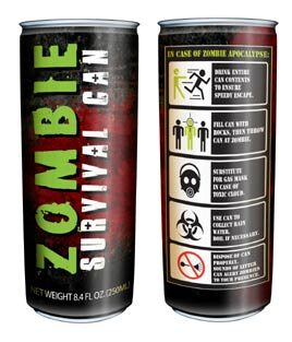 FOTO: Energetický nápoj Zombie Survival Can