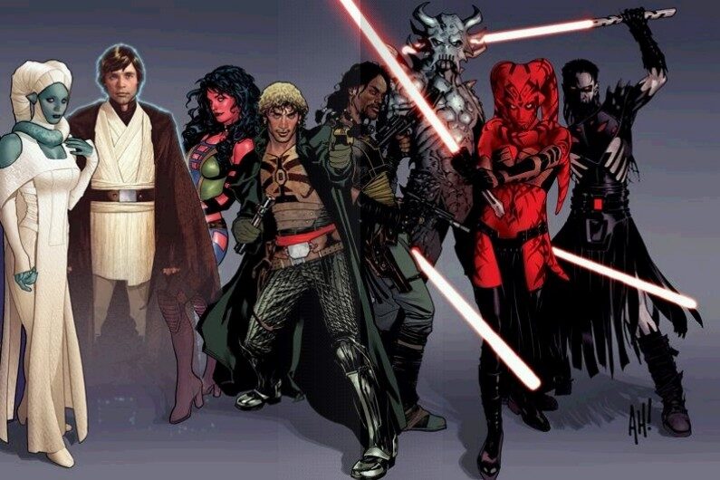 SW Legacy - hlavní postavy