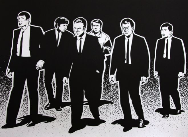 OBR: Posádka Enterprise ve stylu Tarantinových Gaunerů