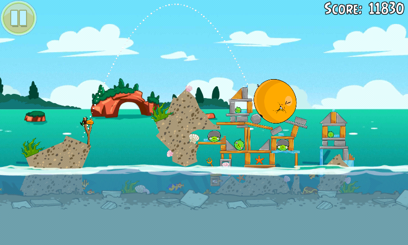 Screenshot: Angry Birds