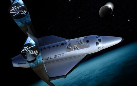 Virgin  galactic spaceship