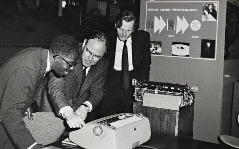 IBM System 360 exhibit in Nairobi, 1965