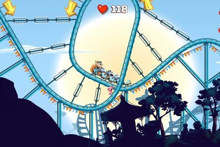 FOTO: Nutty fluffies rollercoaster
