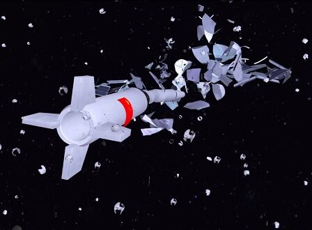 FOTO: Animace sestřelení čínského satelitu
