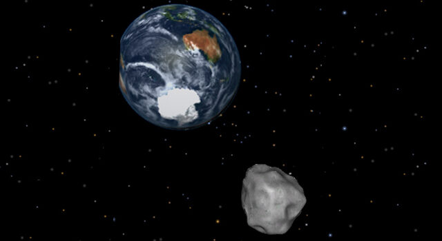 FOTO: Asteroid a Země